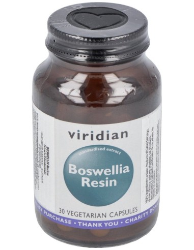 Viridian Boswelia Resina Extracto 30Vcaps