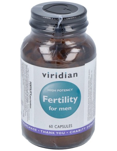 Viridian Alta Potencia Fertilidad Para Hombres 60Cáps