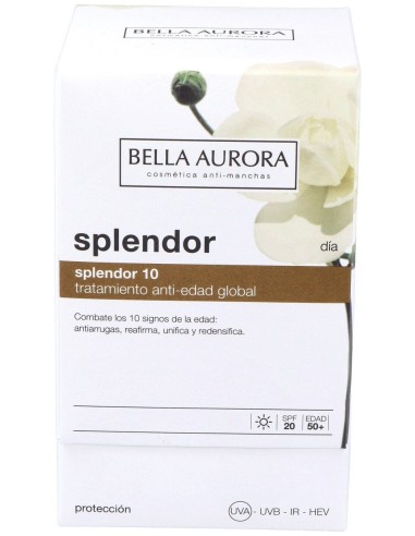 Bella Aurora Splendor10 Día Crema Antiedad Spf20+  50Ml