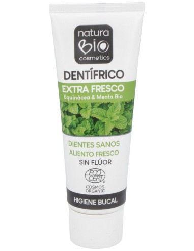 Naturabio Cosmetics Dentifrico Extra Fresco Equinacea Y Menta Bio 75Ml