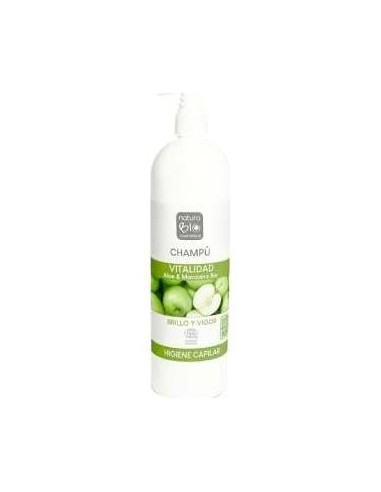 Naturabio Cosmetics Champu Vitalidad Aloe Vera & Manzana 740Ml