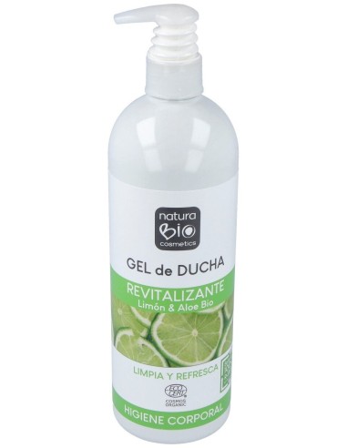 Naturabio Cosmetics Gel Baño Revitalizante Limon Aloe 740Ml