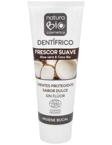 Naturabio Cosmetics Dentifrico Frescor Suave 75Ml