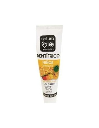 Naturabio Cosmetics Pasta Dental Infantil Macedonia Flúor 50Ml