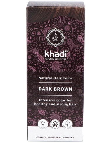 Khadi Tinte Castaño Oscuro 100% Vege 100G