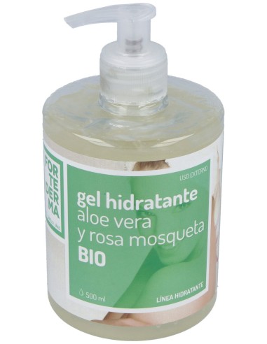 Gel Hidratante Aloe Vera-Rosa Mosqueta 500Ml. Bio