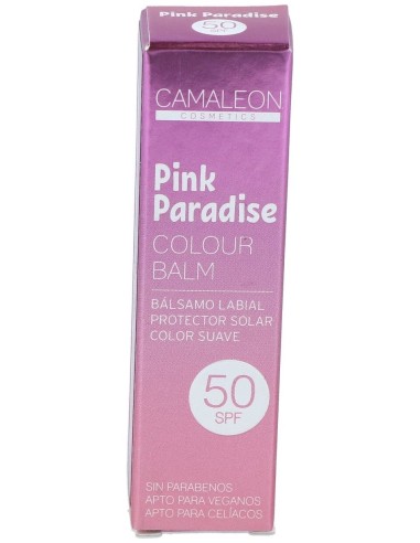 Camaleon Colour Balm Pink Paradise Spf50 4Gr.