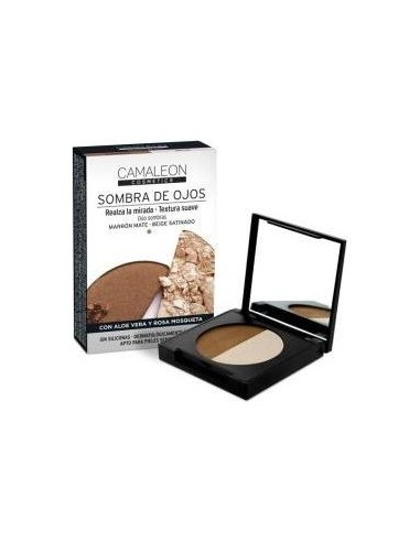 Camaleon Cosmetics Sombra De Ojos Marrón + Beige 2,3G
