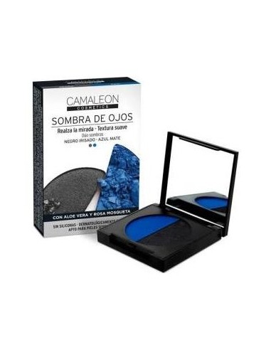 Camaleon Cosmetics Sombra De Ojos Negro + Azul 2,3G