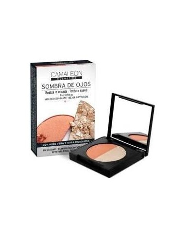 Camaleon Cosmetics Sombra De Ojos Melocotón + Beige 2_3G
