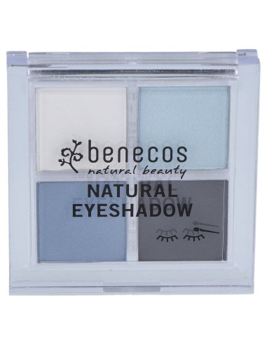 Benecos Cosmeticos Sombra Quattro True Blue 9G