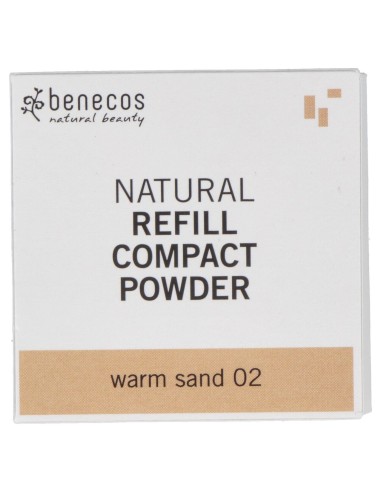 Benecos It Pieces Recarga Polvo Compacto Warm Sand 02 6G