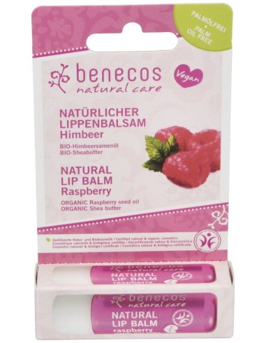 Benecos Balsamo Labial Vegano Frambuesa 48G