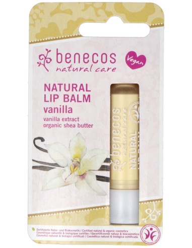 Benecos Cosmeticos Balsamo Labial Vegano Vainilla Natural 48G