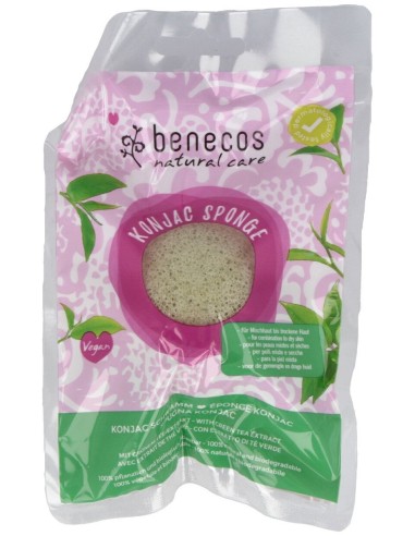 Benecos Esponja Konjac Te Verde 1Ud