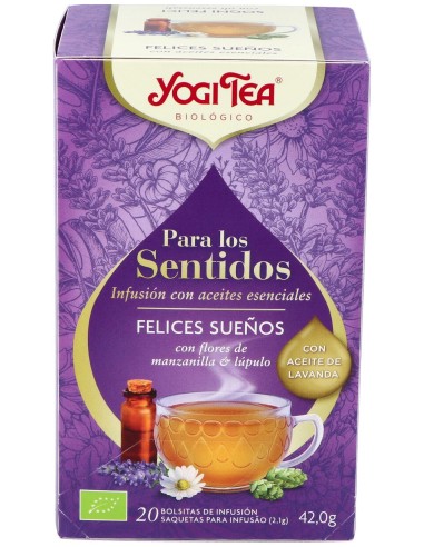 Yogi Tea Para Los Sentidos Felices Sueños 17 Sobres