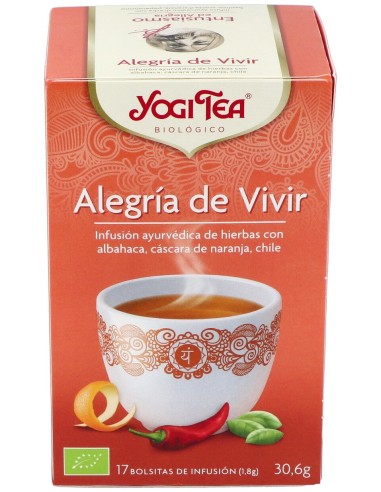 Yogi Tea Joie De Vivre 17 Sachets 30_6G