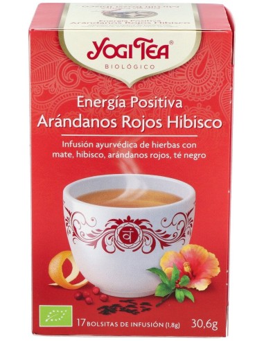 Yogi Tea Energia Positiva Arandano Hibisco 17Inf.