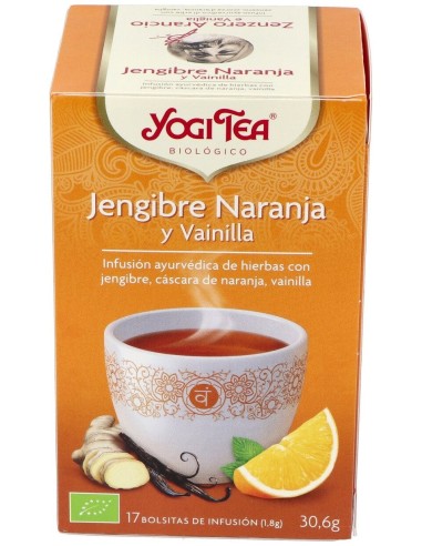 Yogi Tea Jengibre-Naranja-Vainilla 17Infusiones