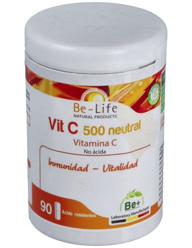 Belife Vit C 500 Neutral 90 Gélules - Be-Life