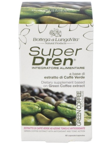 Bottega Di Lungavita Super Dren Cafe Verde 60Caps