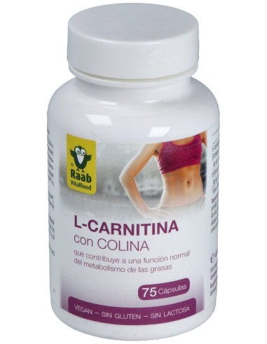 Raab Vitalfood L-Carnitina Con Colina 75Caps