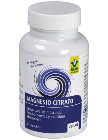 Raab Vitalfood Citrato De Magnesio 90Caps