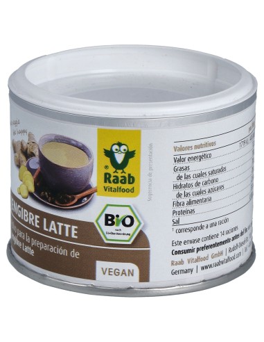 Jengibre Latte Polvo 70Gr. Bio