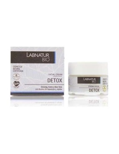Labnatur Bio Crema Facial Detox Aguacate Jojoba Ginseng 50Ml