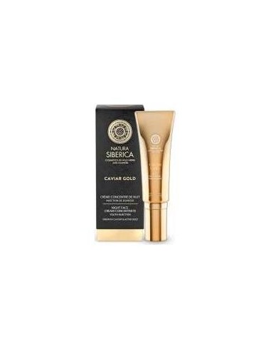 Natura Siberica Caviar Gold Crema De Noche Concentrada, Inyeccion De Juventud 30 Ml