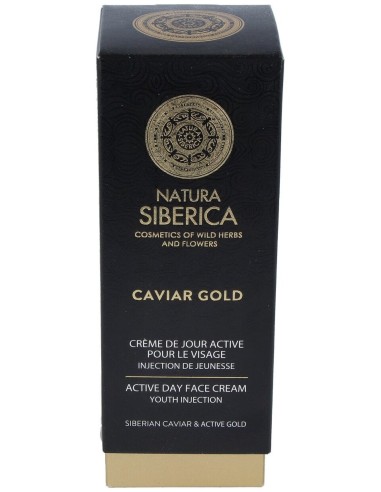Natura Siberica Caviar Gold Crema De Dia Activa_ Inyeccion De Juventud 30 Ml