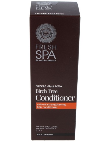 Natura Siberica Bania Fresh Spa B Lsamo Capilar De Abedul Fortificante 300 Ml