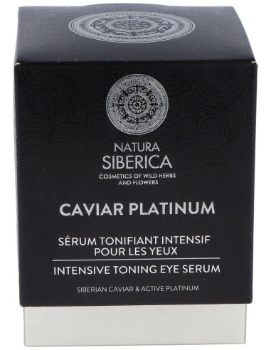 Natura Siberica Caviar Platinum Serum Para El Contorno De Ojos Tonificacion Intensiva 30 Ml