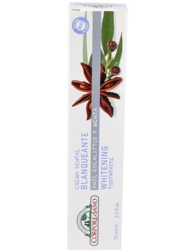 Corpore Sano Dentifrico Blanqueante Anis Eucalipto Y Menta 75Ml