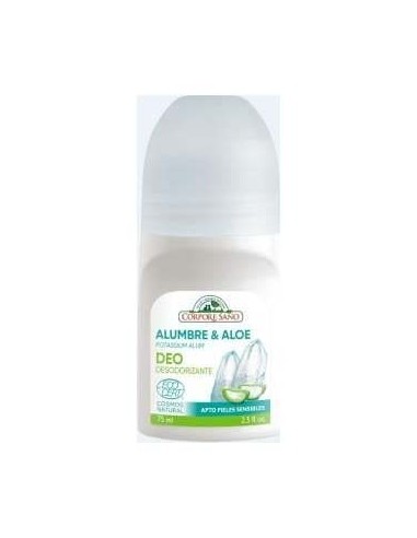 Desodorante Mineral Aloe Roll-On 75Ml. Ecocert