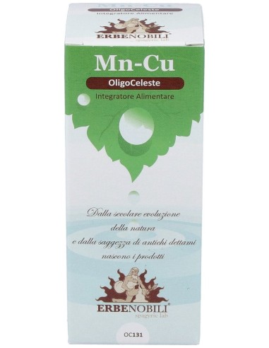 Oligoceleste Mn/Cu (Manganeso/Cobre) Oligoelemento 50Ml