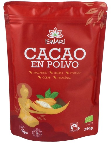 Iswari Cacao En Polvo Crudo 250G Bio