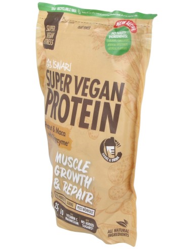 Super Vegan Protein Fitness Cacahuete-Maca 350Gr