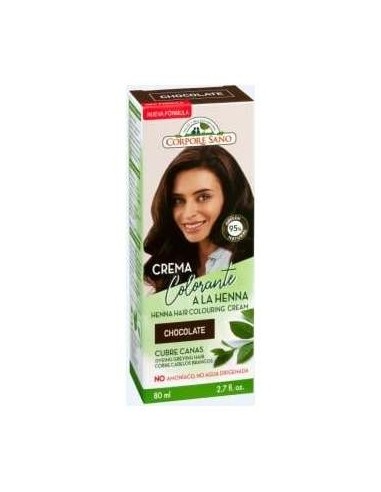 Corpore Sano Crema Colorante Cabello Chocolate 80Ml