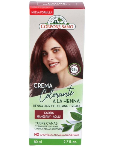 Corpore Sano Crema Colorante Cabello Caoba 80Ml