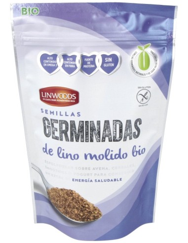 Semillas De Lino Germinadas Molidas 200Gr. Bio