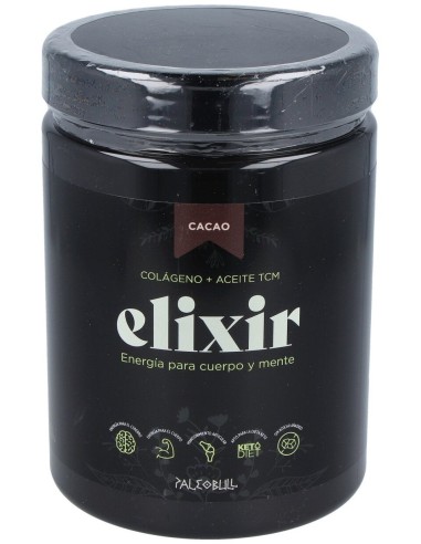 Paleobull Elixir Colageno+Aceitetcm Chocolat 450Gr