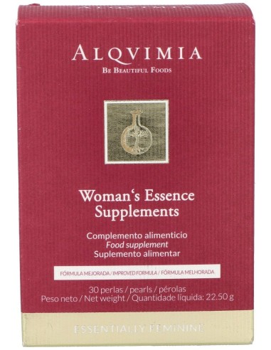 Alqvimia Womanžs Essence Supplements 30 Perlas