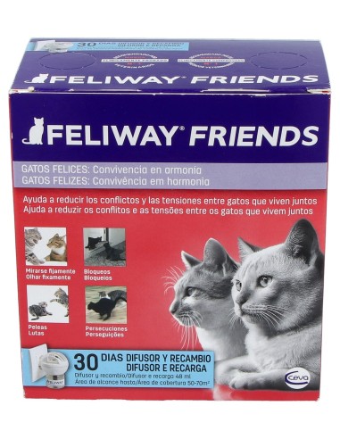 Feliway Friends Difusor+Recambio 48Ml. 1Mes