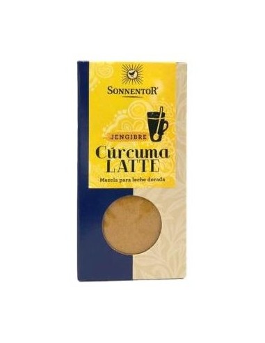 Sonnentor Curcuma Latte Ginger Leche Dorada 60G