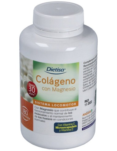 Dietisa Colágeno Con Magnesio 180Comp
