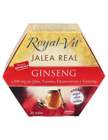 Jalea Real Royal Vit Ginseng 1000Mg Taurina 20Amp