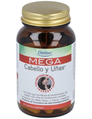 Dietisa Mega Cabello Y Uñas 60 Cáps