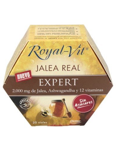 Jalea Real Royal Vit Expert Sin Azucar 20Viales