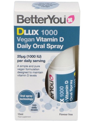 Dlux 1000 Vegan Vit D Spray Oral 15Ml.